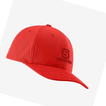 Sombreros Salomon SALOMON LOGO Hombre Rojos | MX 2987XYU